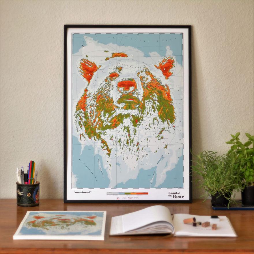 карта медведь