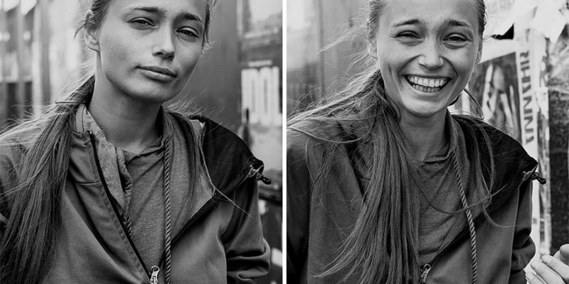 Фотограф сбрасывает маски с людей