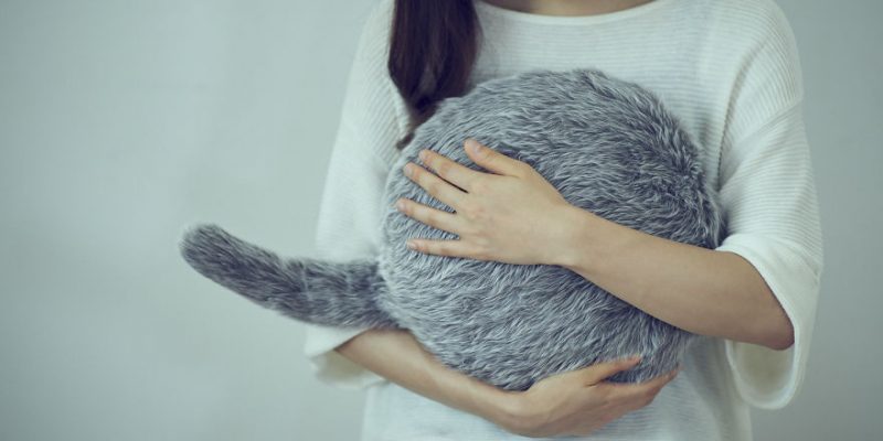 Кот-робот помогает справиться со стрессом