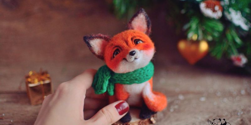 Очаровательные игрушки из шерсти
