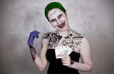 Макияж Joker’а из «Отряда самоубийц»